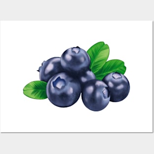 Blue Berry Posters and Art